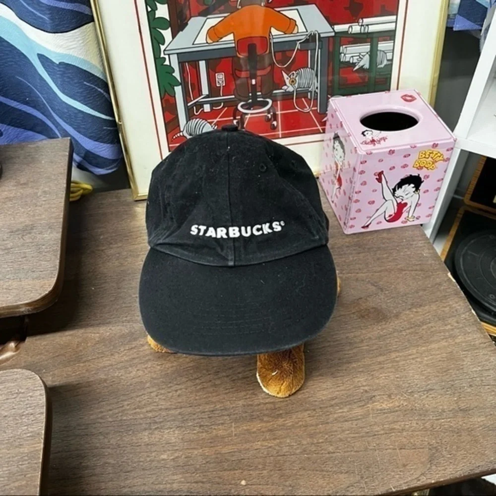Starbucks employee dad cap